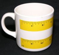 RULER (Inches) Coffee Mug - England
